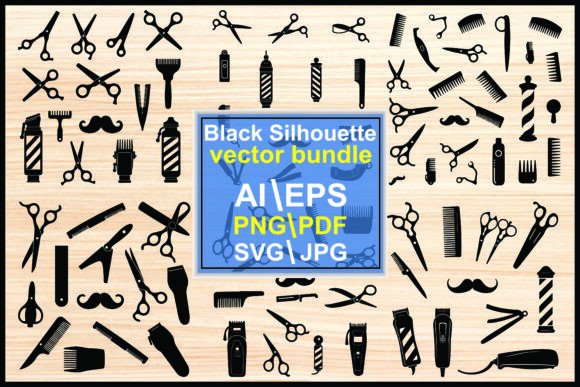 Barber Shop Scissors Vector Bundle Review