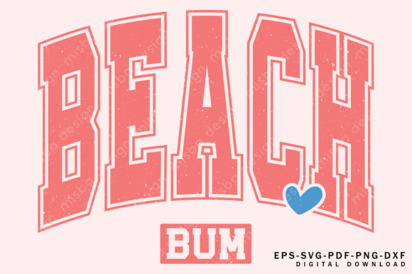 Beach Bum Svg Review: Summer Life Embroidery Design