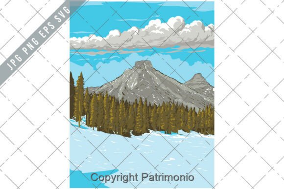 Charleston Peak in Spring Mountains WPA