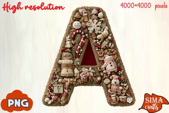 Christmas Alphabet Letter PNG Review