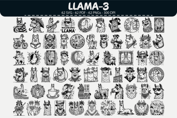 Llama Clipart Bundle Review