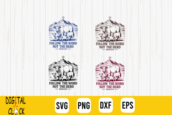 Review: Follow the Word Not the Herd Embroidery Design