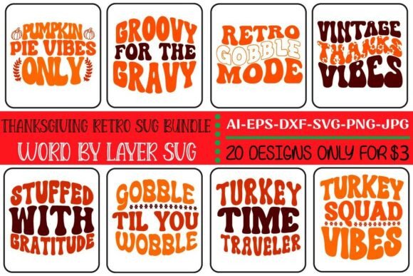 Thanksgiving Retro SVG Bundle Review