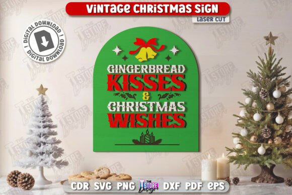 Vintage Christmas Wall Sign Laser Cut Review