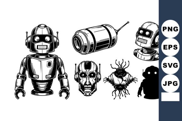 Vintage Robots Embroidery Review